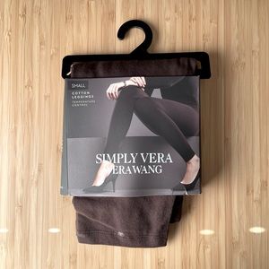 Vera Wang Full Length Cotton Leggings (S)
